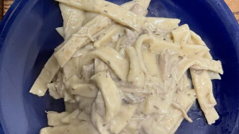 Classic Egg Noodles and Chicken